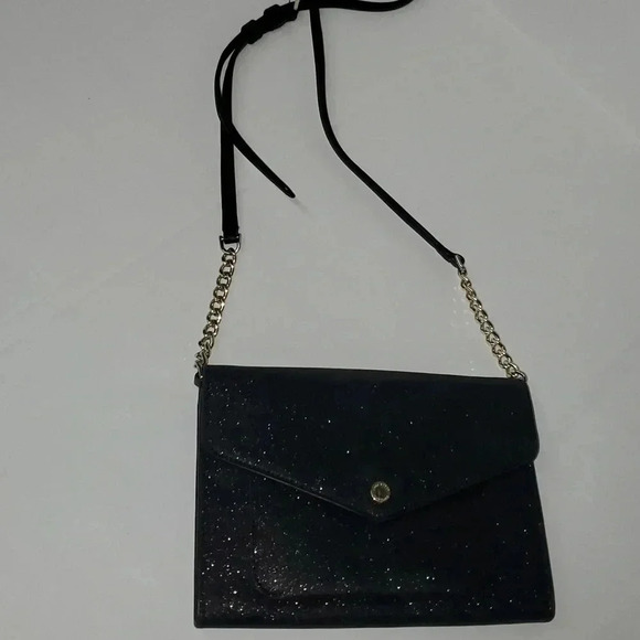 Kate Spade Black Tinsel Flap Crossbody - Picture 2 of 13